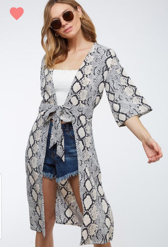 Snakeskin Kimono