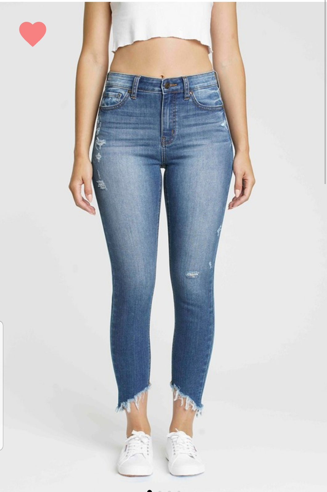 Clara High Rise Midi Crop Jean