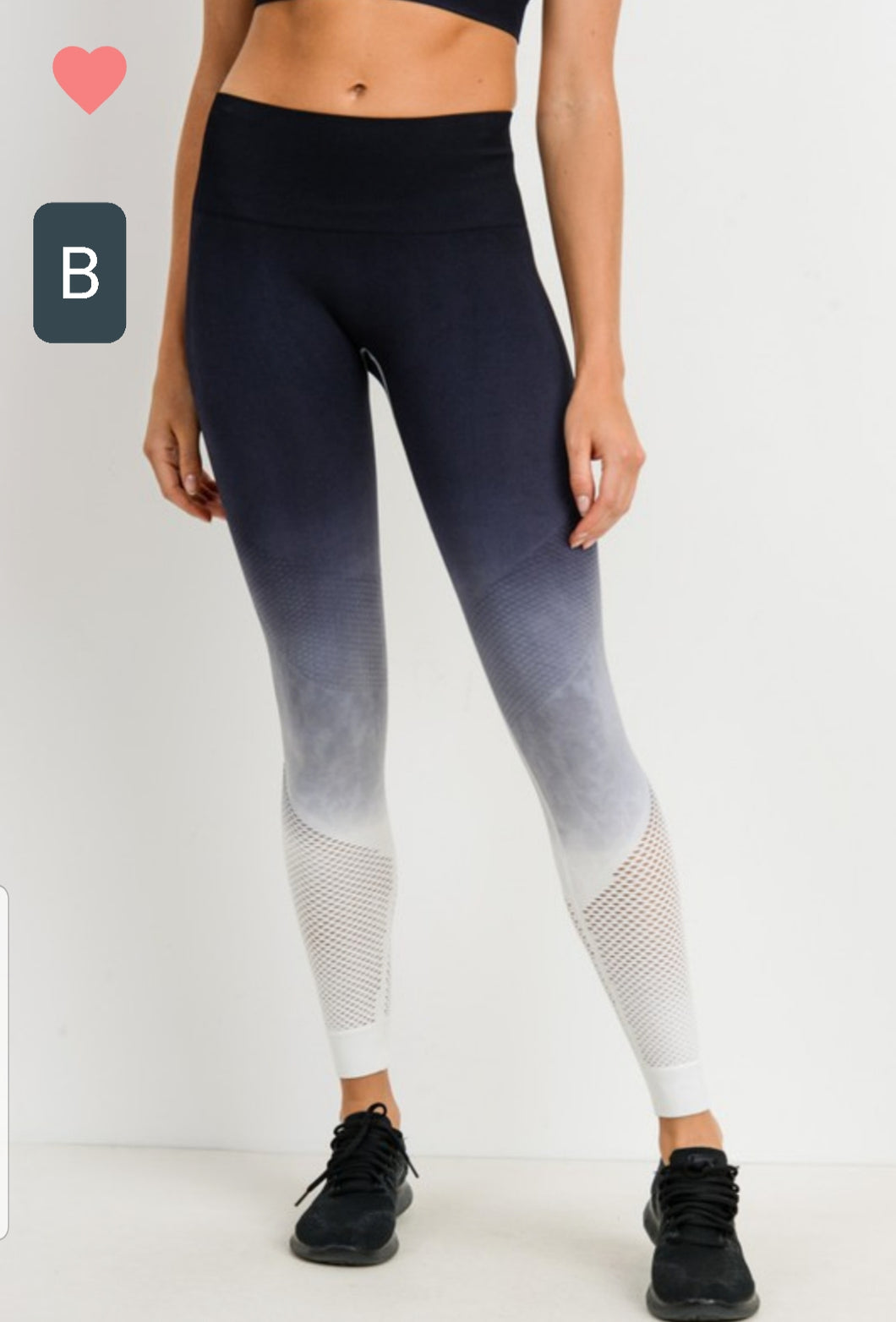 Black Leopard Ombre Leggings