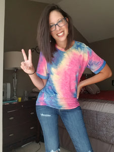 Bright Neon Tie Dye Tee