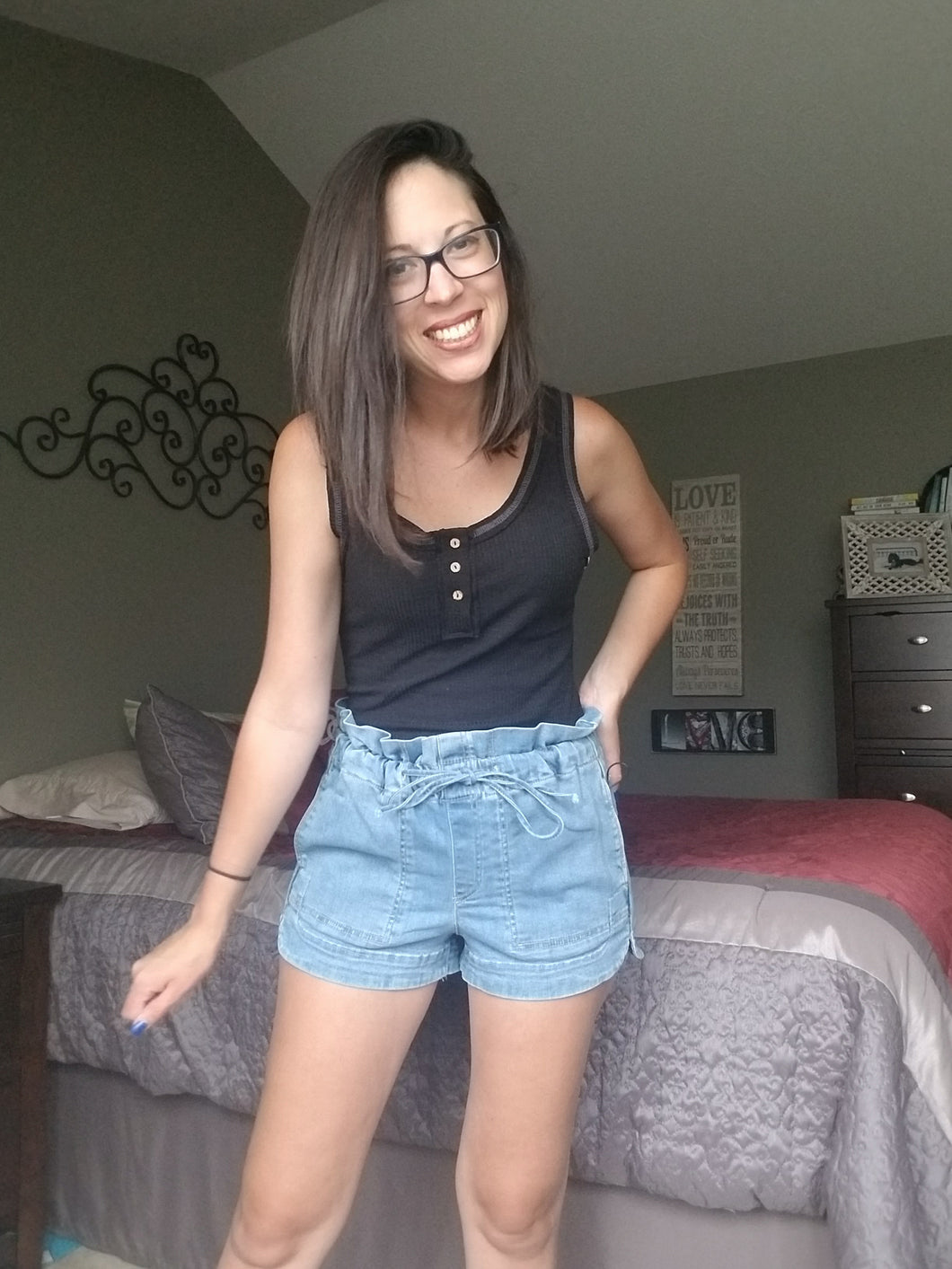 Paper Bag Tie Shorts