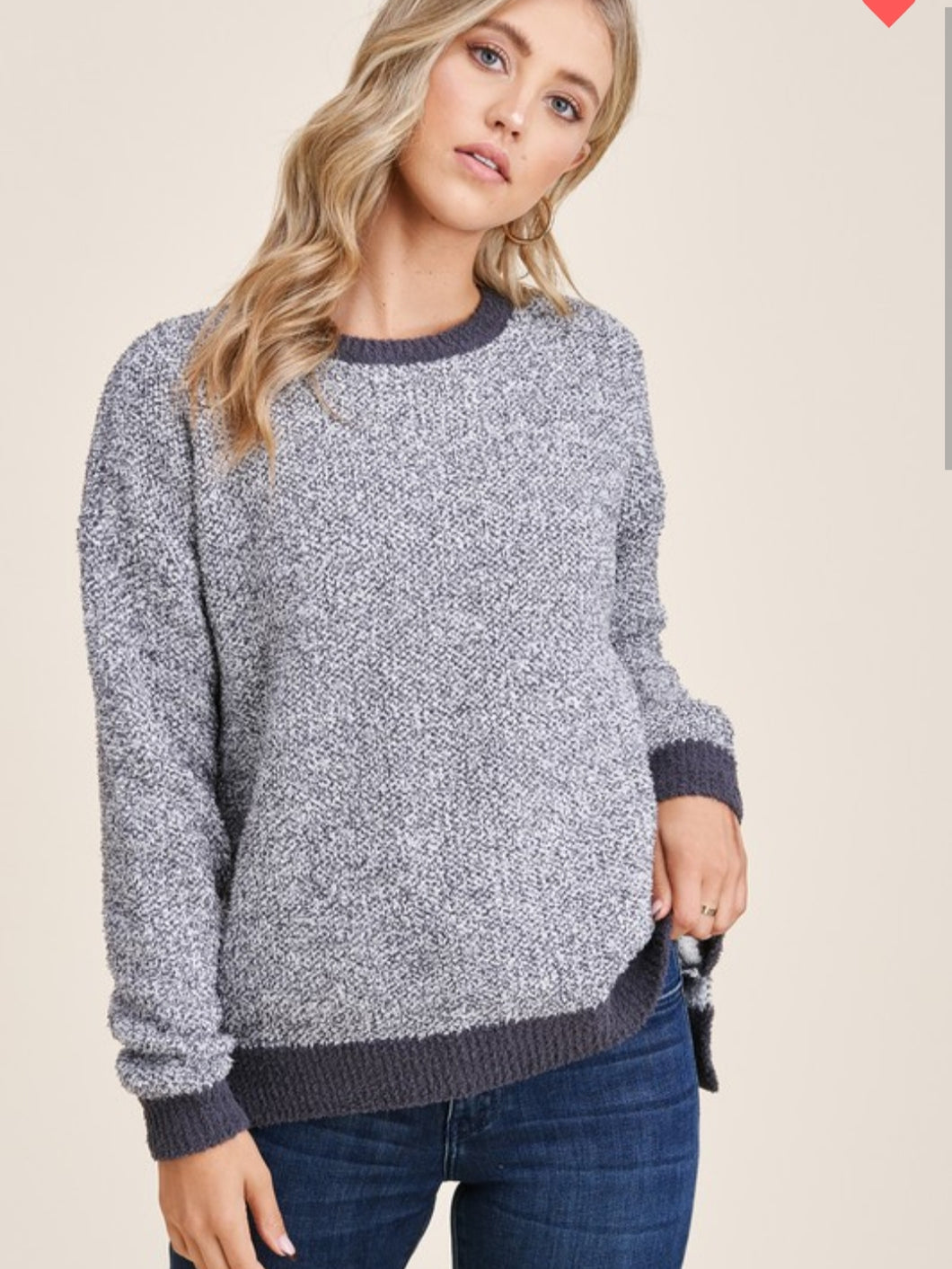 Charcoal Soft Sweater