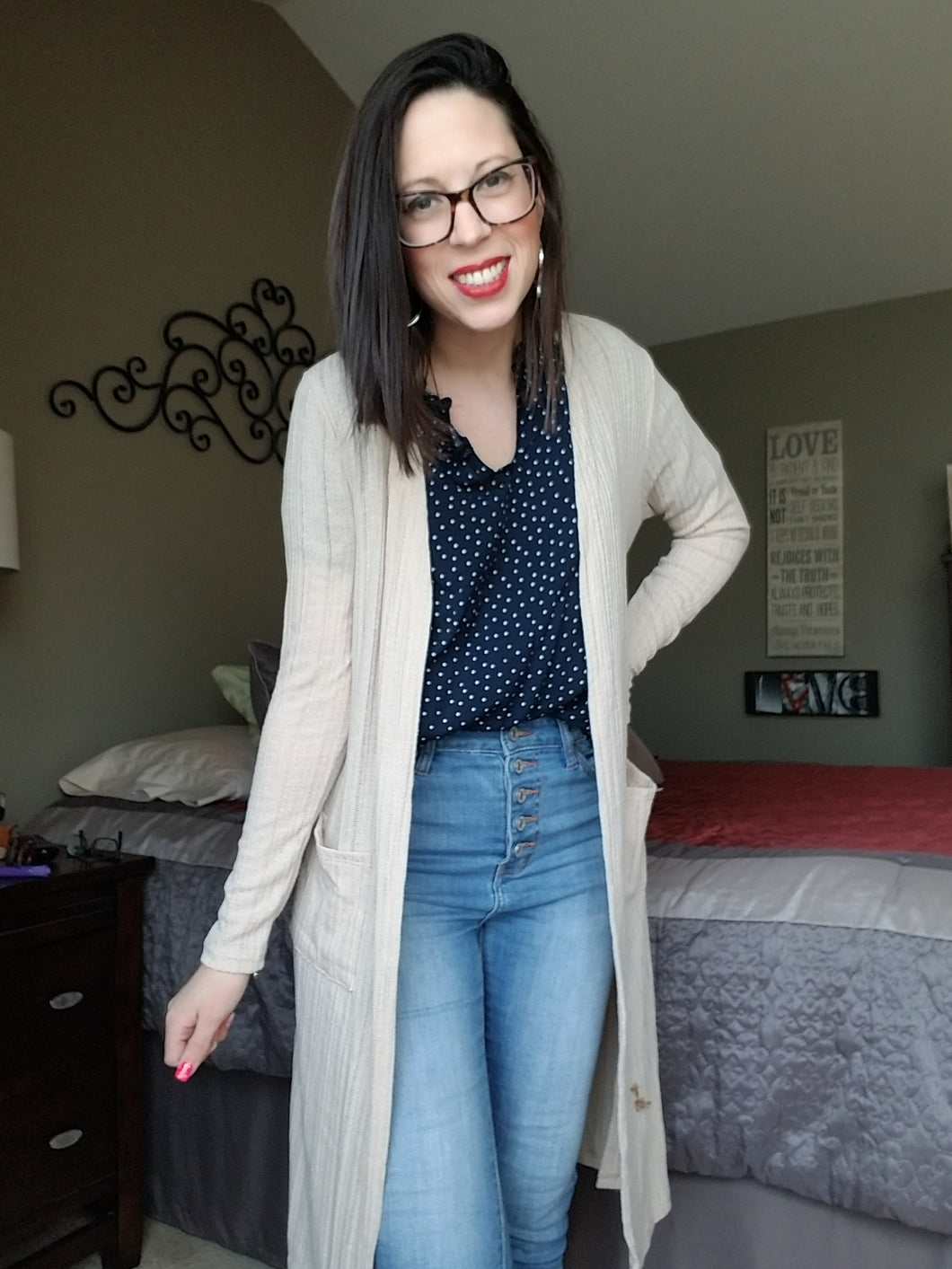 Oatmeal Knit Cardigan