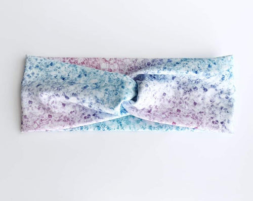 Pastel Tie Dye Glitter Headbands