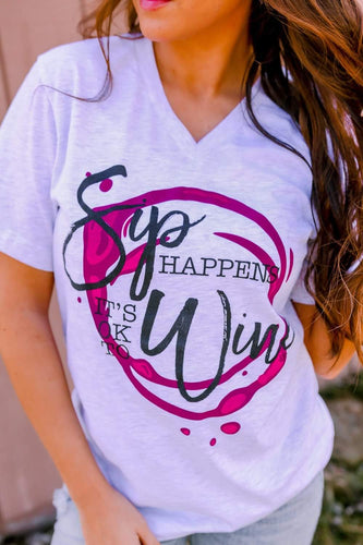 Sip Happens Graphic Tee